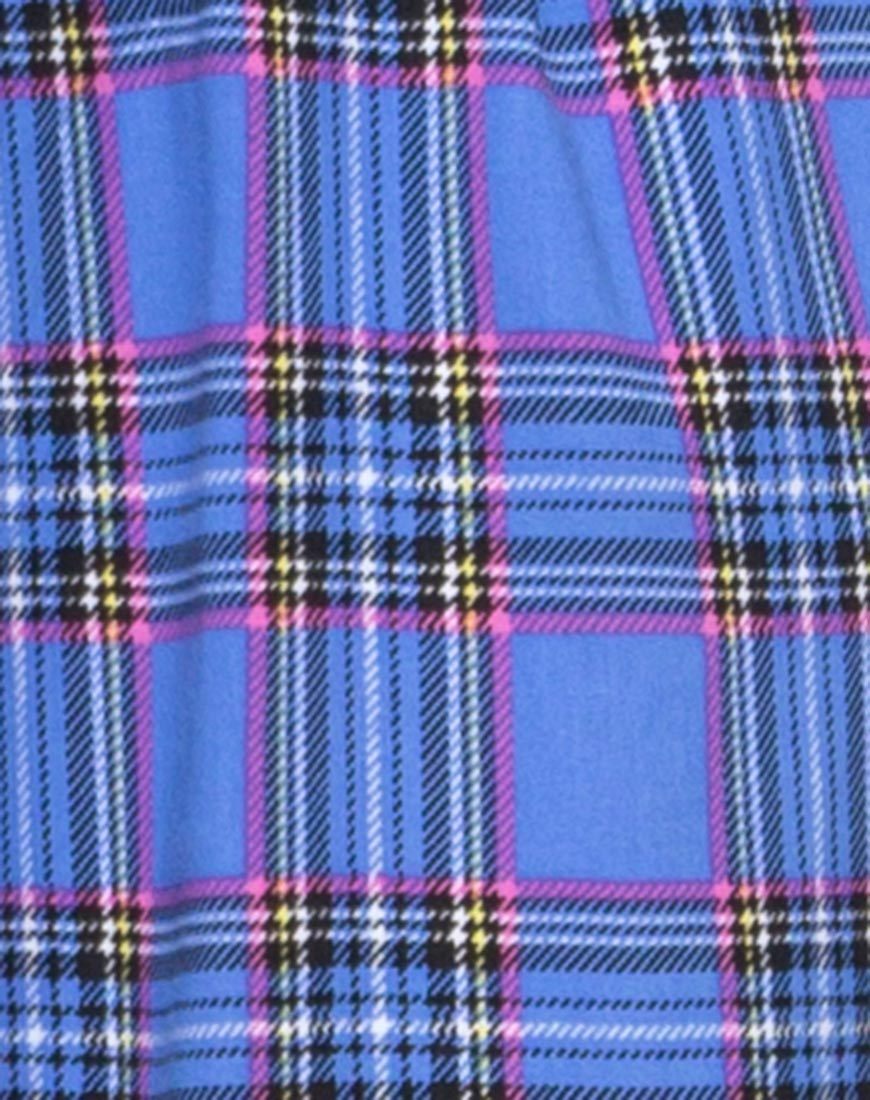 Image de Dastan Trouser in 90s Check Blue Pink