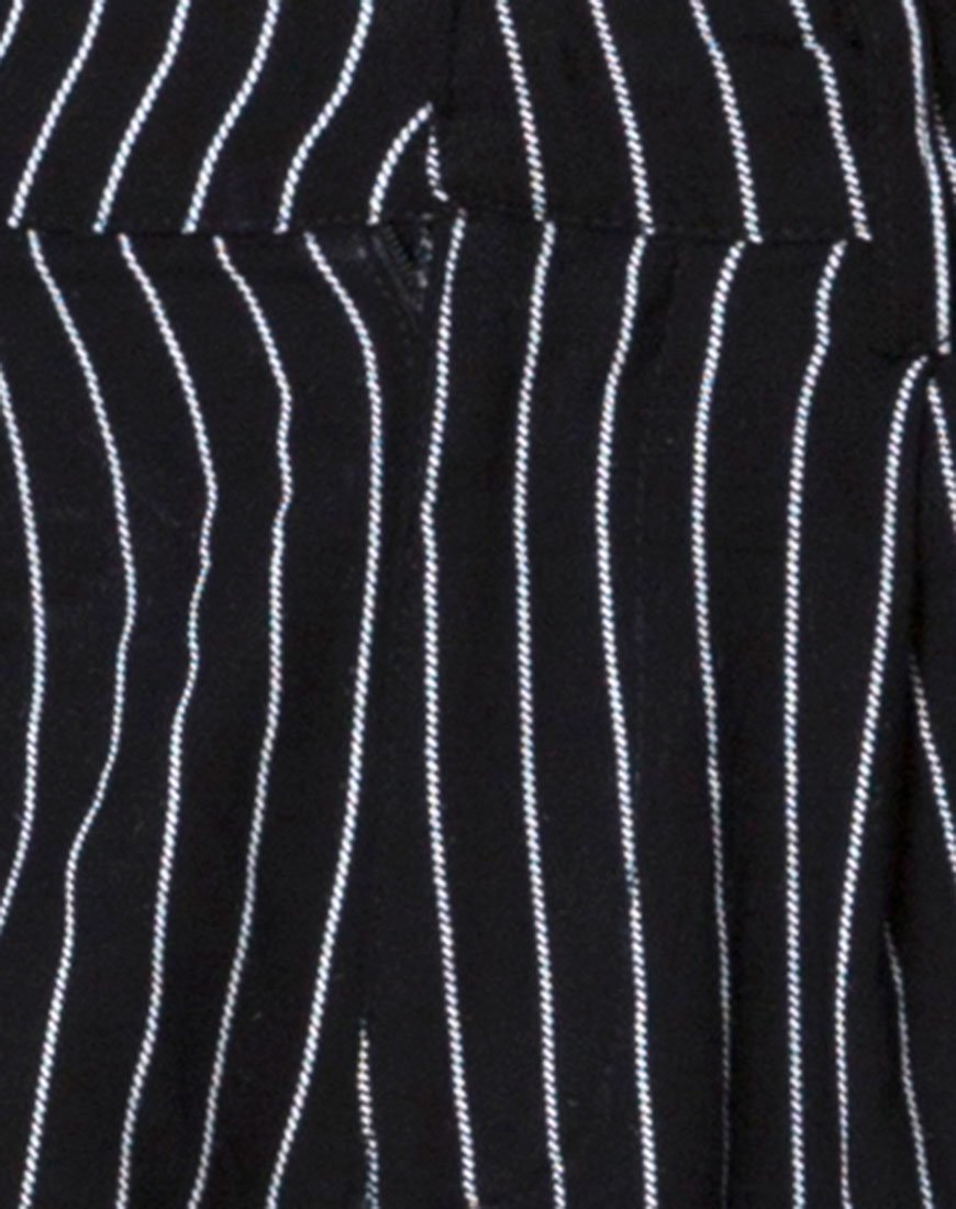 Image de Dastan Trouser in Pinstripe Black