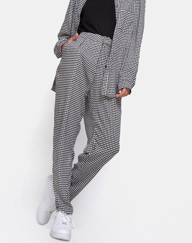 Pantalon Dastan en petite dent de chien