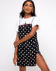 Image de Datista Slip Dress in 80s Polka Black
