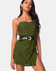 Image de Datista Slip Dress in Cheetah Khaki