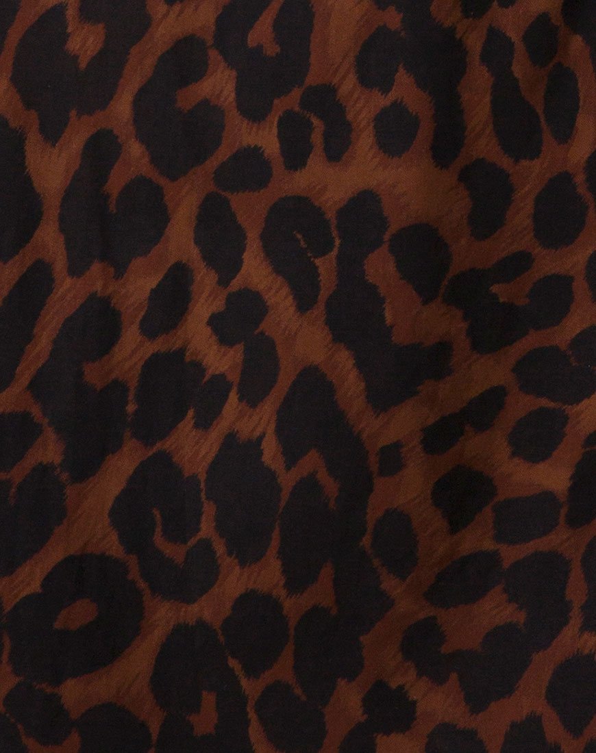 Image de Datista Slip Dress in Oversize Jaguar Brown