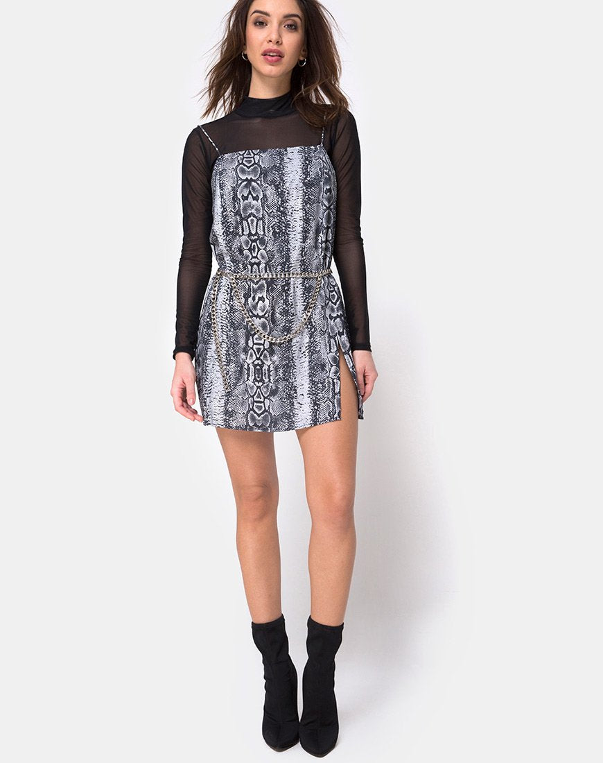 Image de Datista Slip Dress in Snake