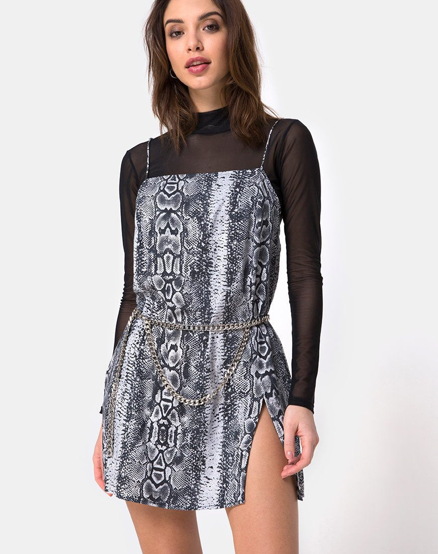 Image de Datista Slip Dress in Snake