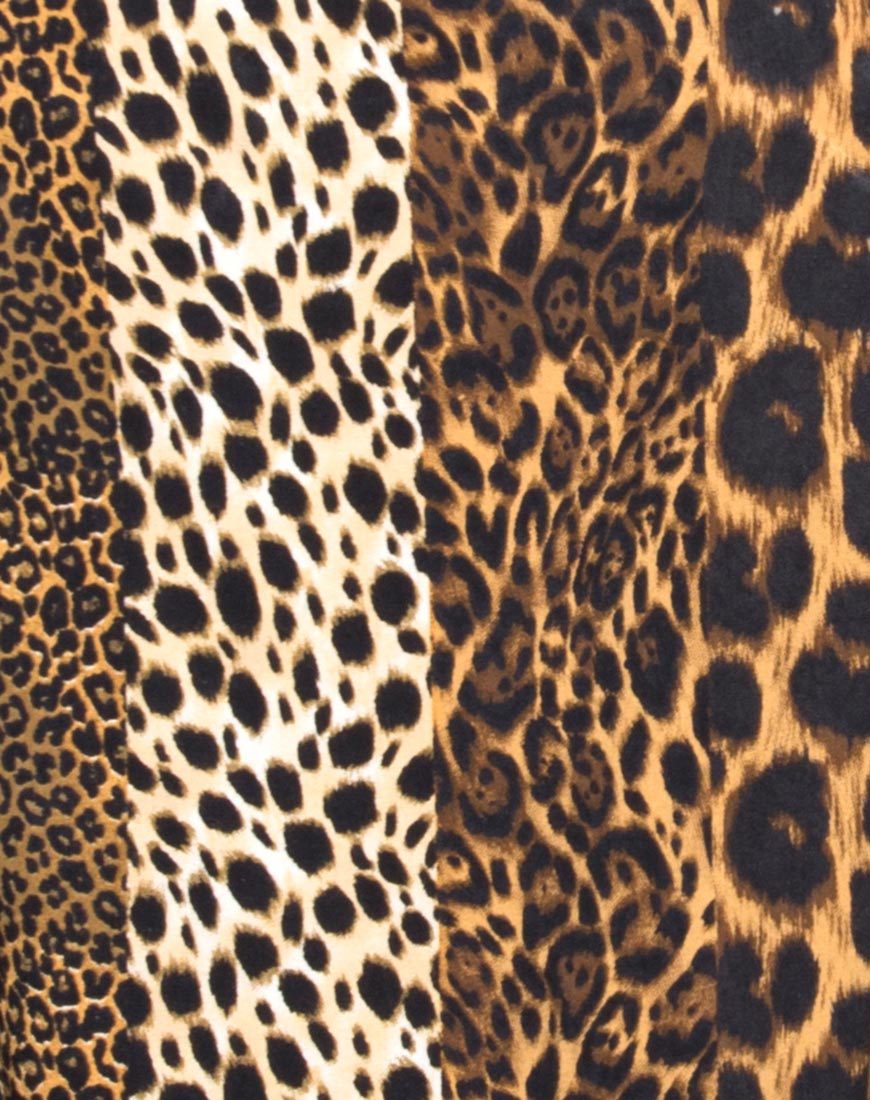 Image de la robe Datista à rayures animales