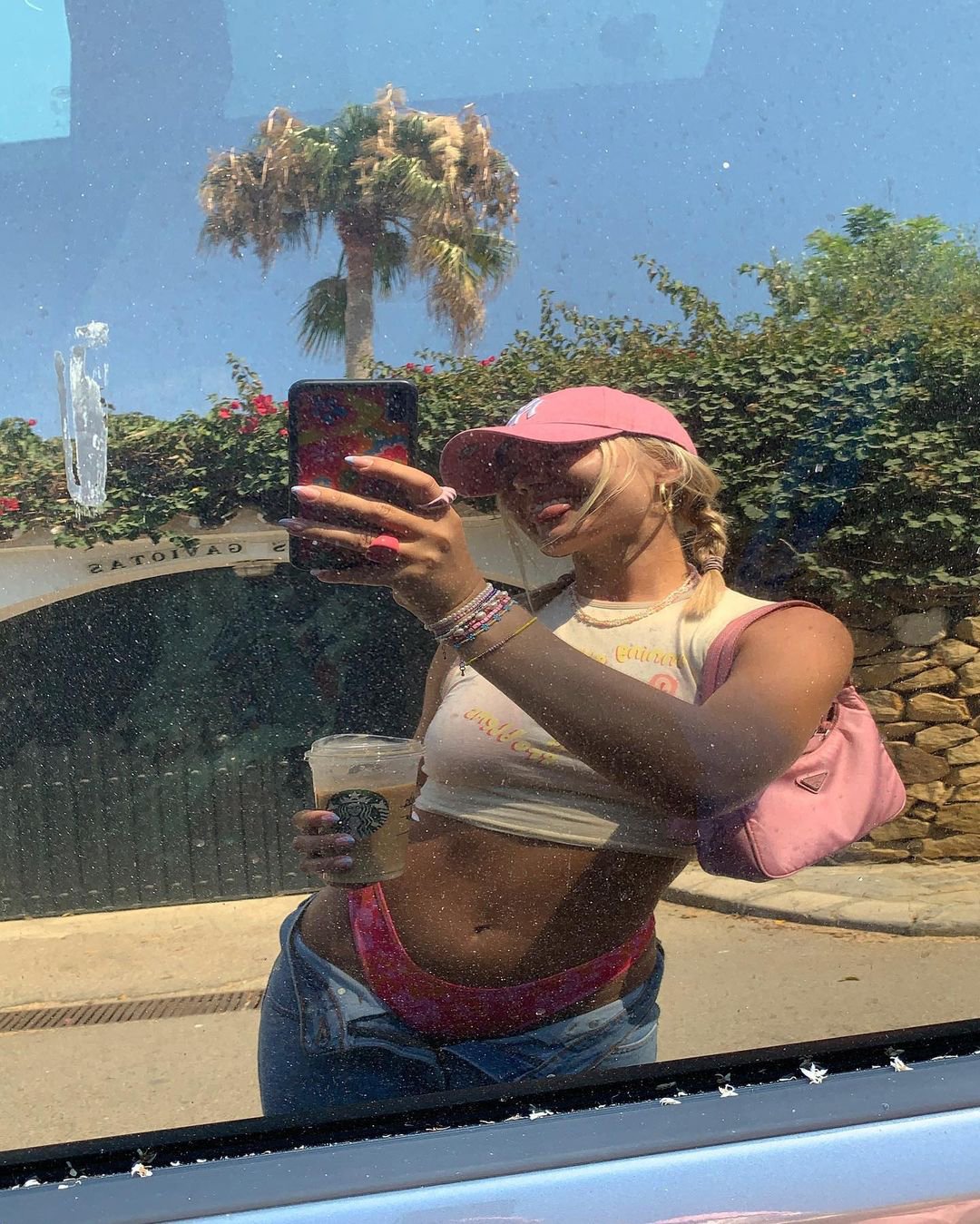 Image de Motel X Barbara Kristoffersen Gimon Crop Top in Buttercream Running Away