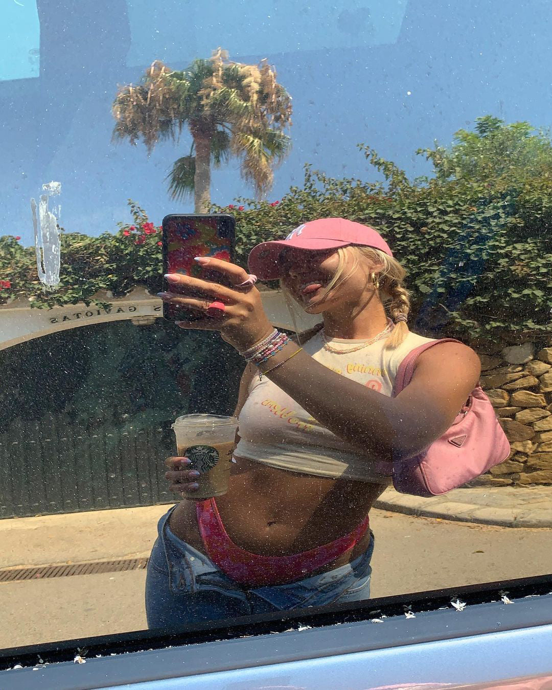 Image de Motel X Barbara Kristoffersen Gimon Crop Top in Buttercream Running Away