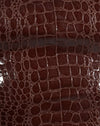 Croc PU Marron foncé