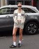 Image de MOTEL X JACQUIE Rhory Mini jupe cargo en avoine