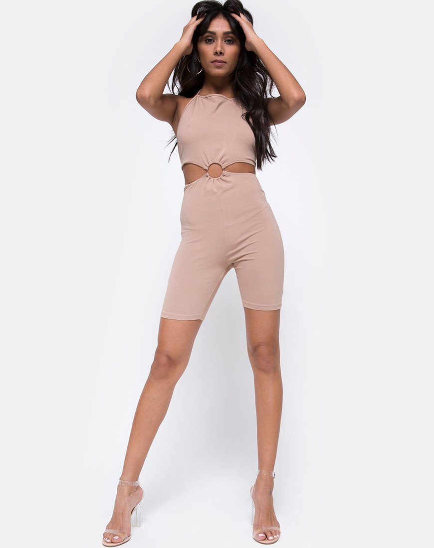 Image de Dequa Unitard découpé en Jersey Tan