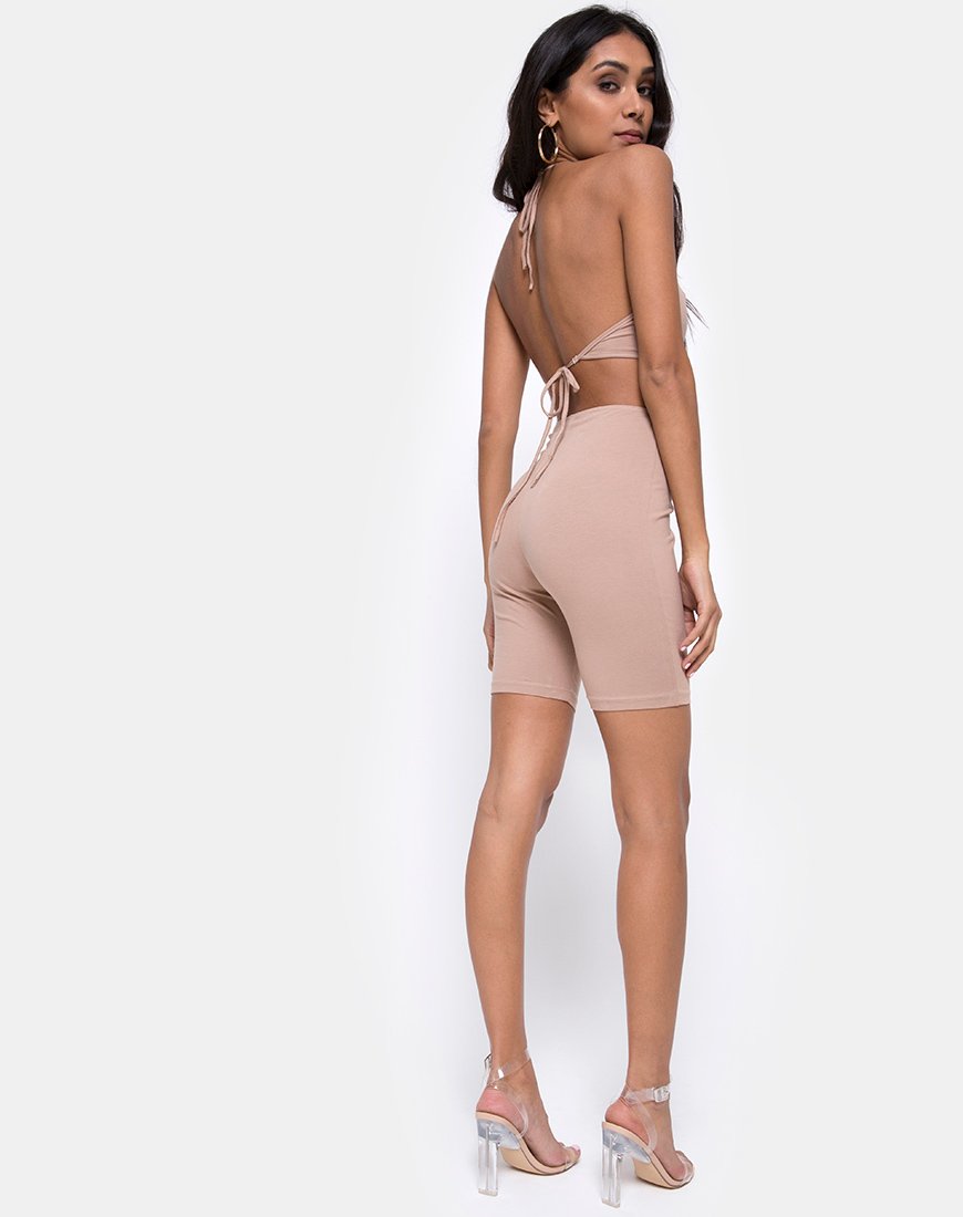 Image de Dequa Unitard découpé en Jersey Tan