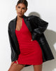 Image de la Mini robe Desak en Rib Racing Red