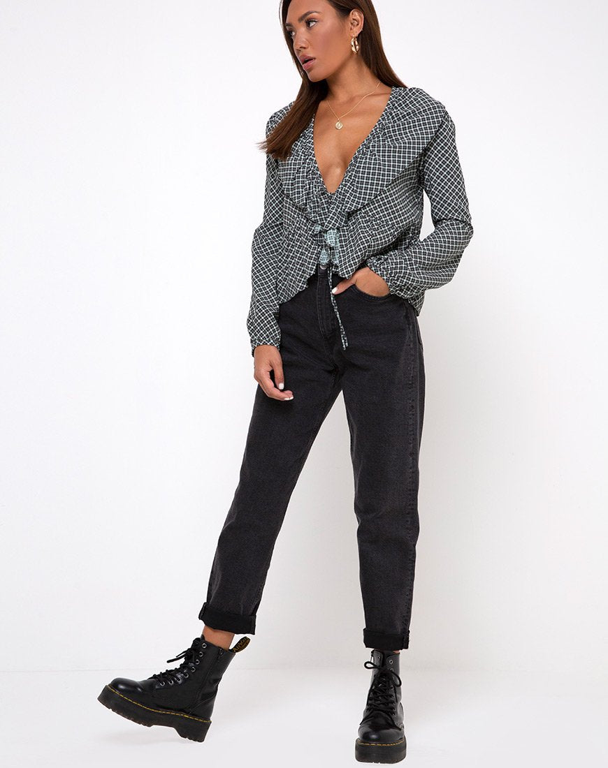Image de Diar Top in Check it Out Green