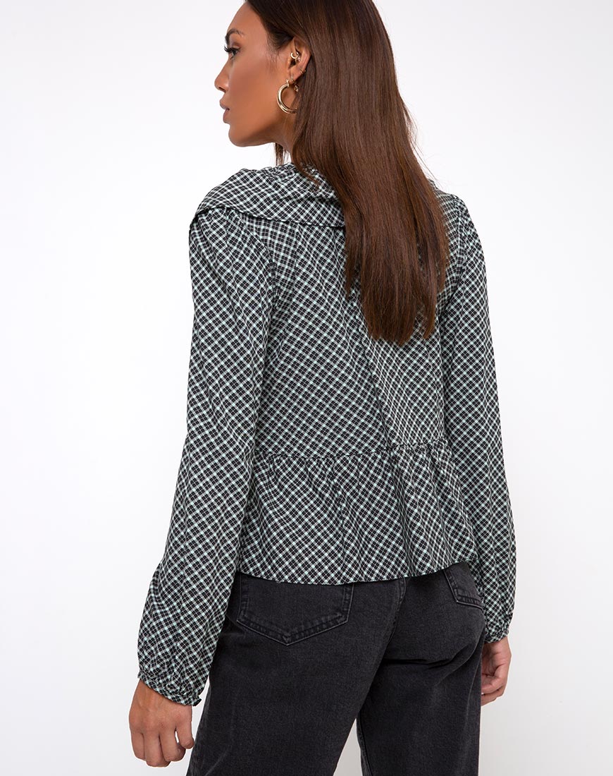 Image de Diar Top in Check it Out Green
