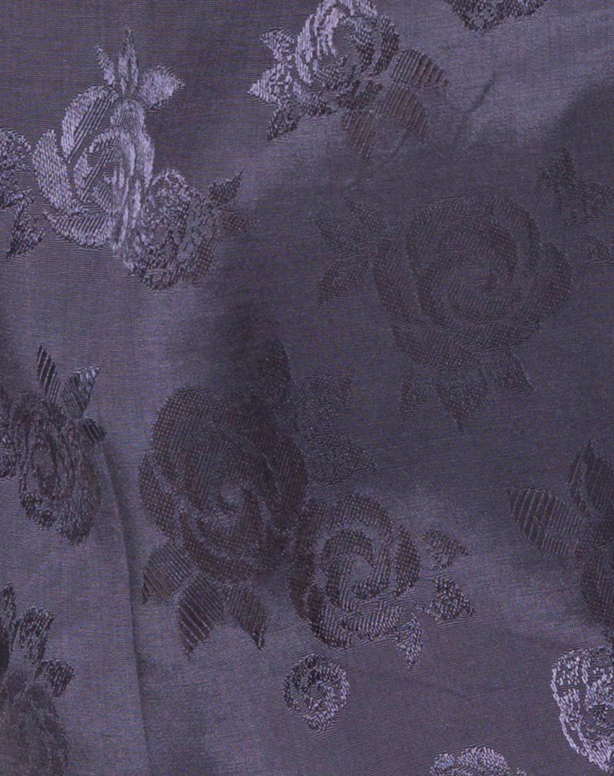 Image de la chemise Dimaris en satin gris rose