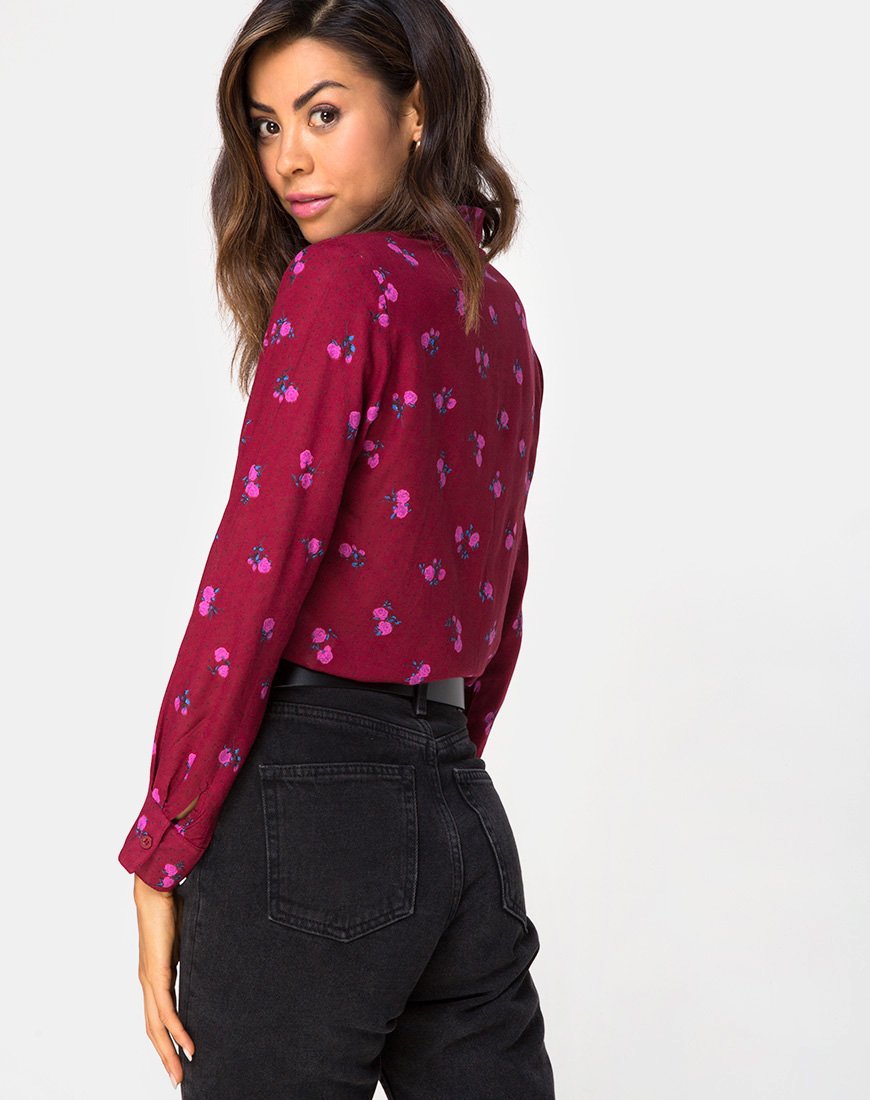 Chemise 'Dimaris', Magenta Rose Pink