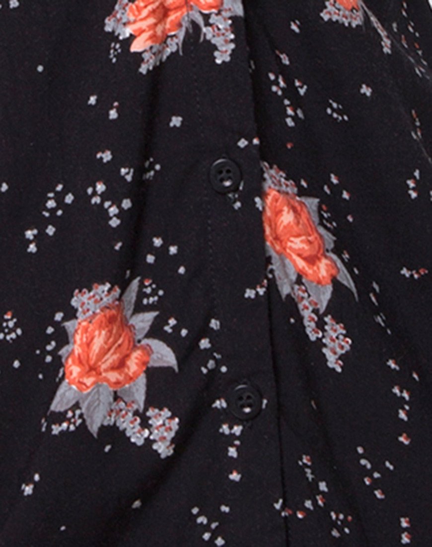 Image de Dinda Swing Dress in Midnight Rose