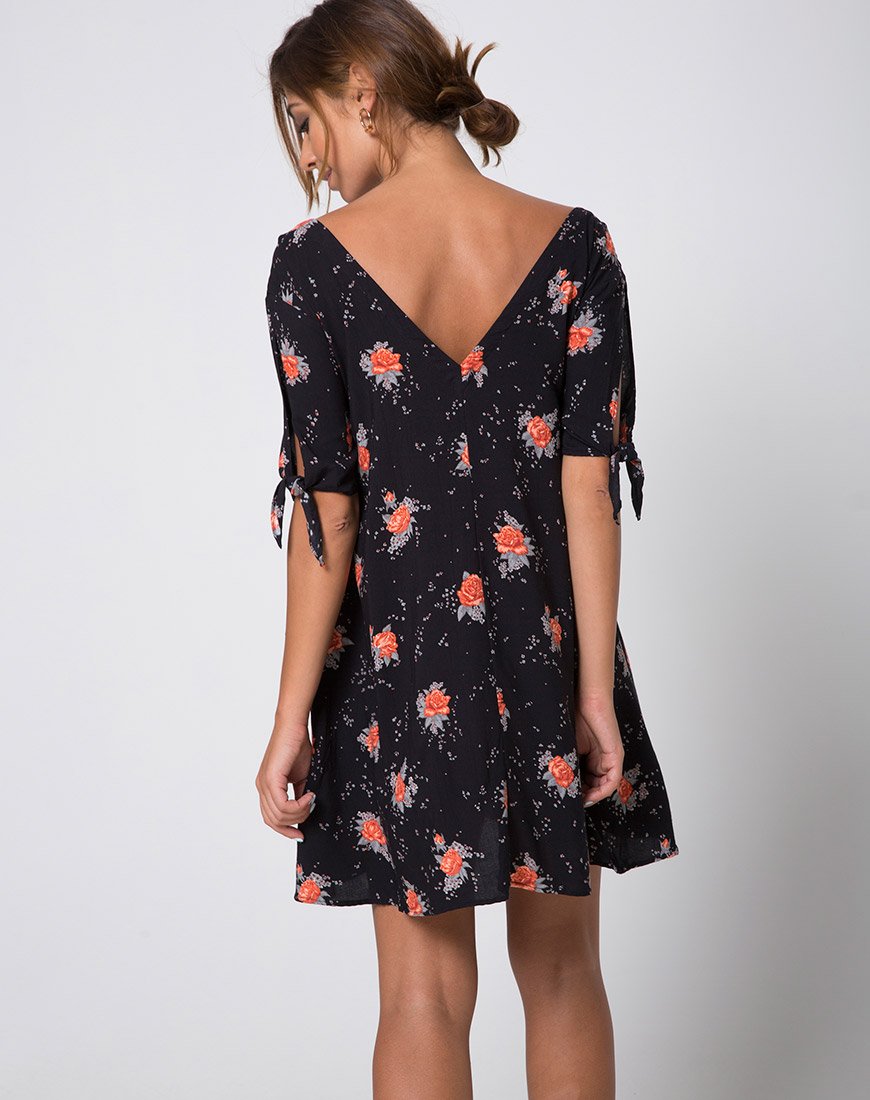 Image de Dinda Swing Dress in Midnight Rose
