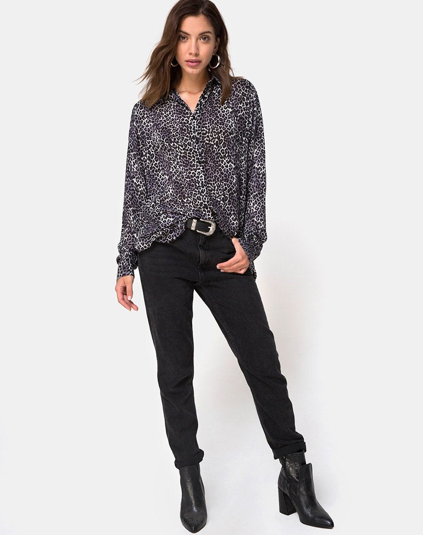 Image de Disam Shirt in Rar Leopard Grey
