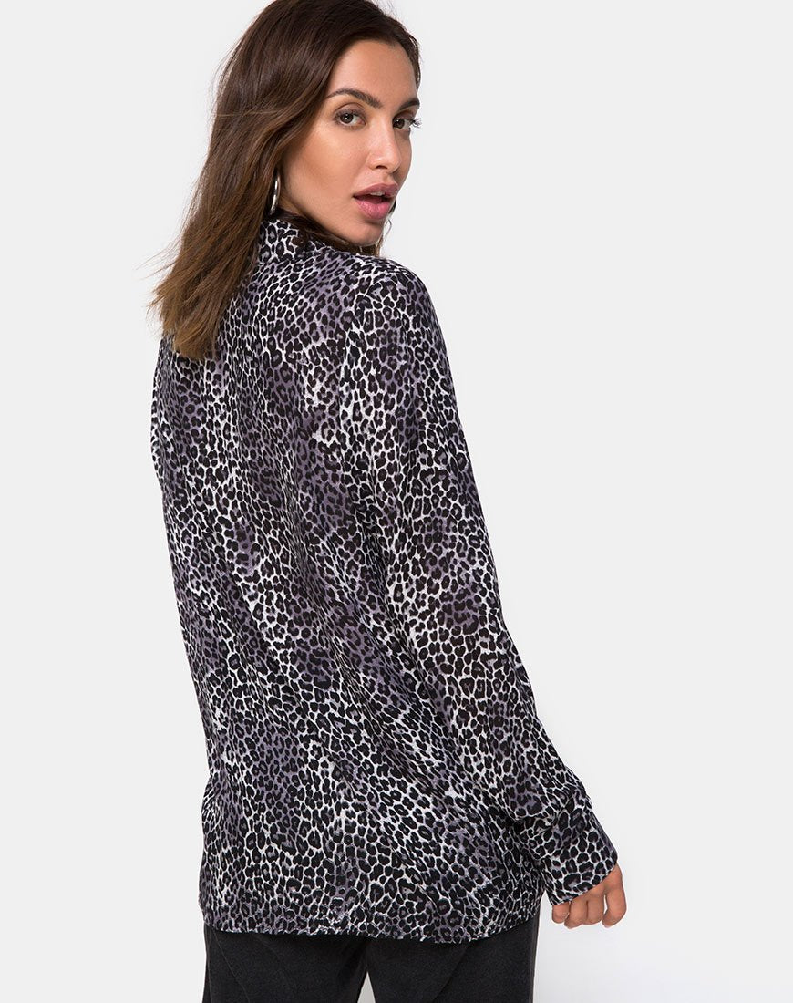 Image de Disam Shirt in Rar Leopard Grey