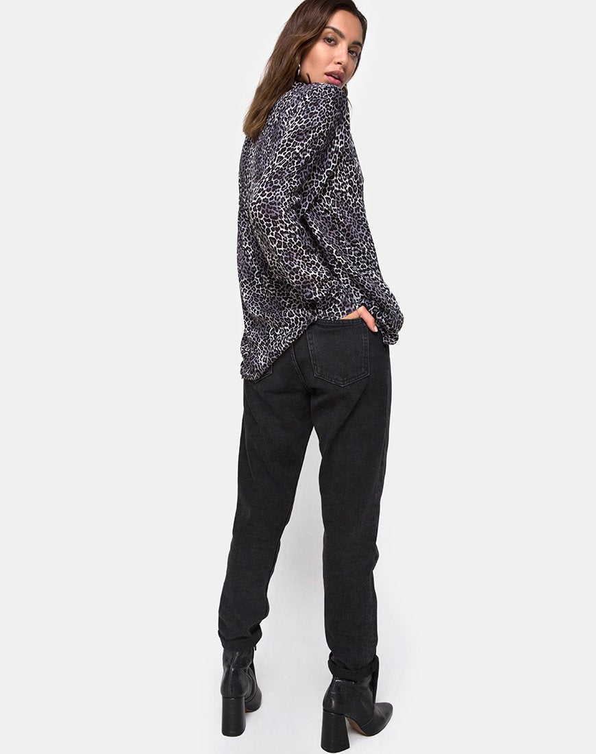 Image de Disam Shirt in Rar Leopard Grey