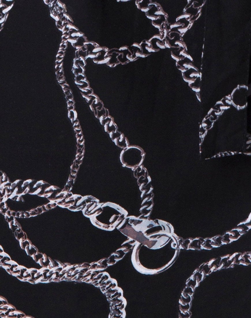 Image de Dise Shirt Dress in Chain