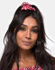 Image de Chouchou en Disty Rose Rouge Argent