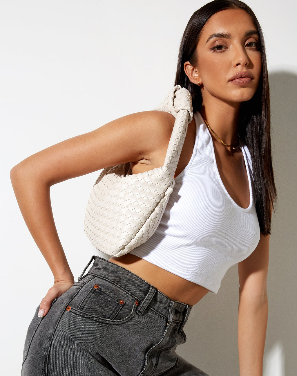 Sac à bandoulière Dolton en blanc