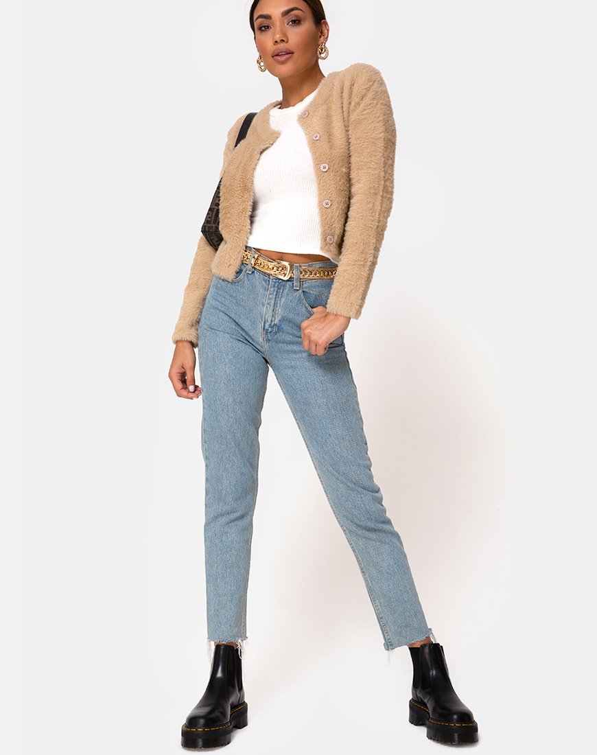 Image de Doma Cardigan en maille camel