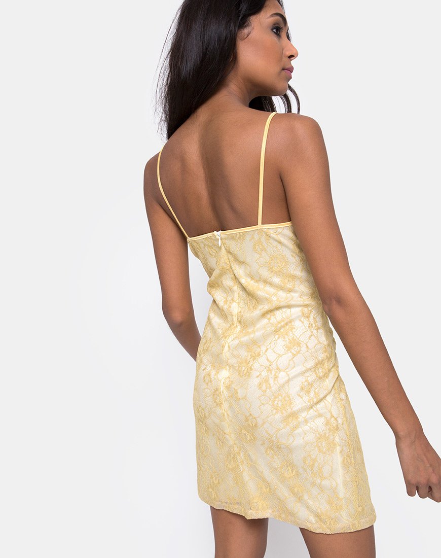 Image de la robe Kula en dentelle pastel Lemon