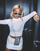 Image de Rhala Crop Top in White Net