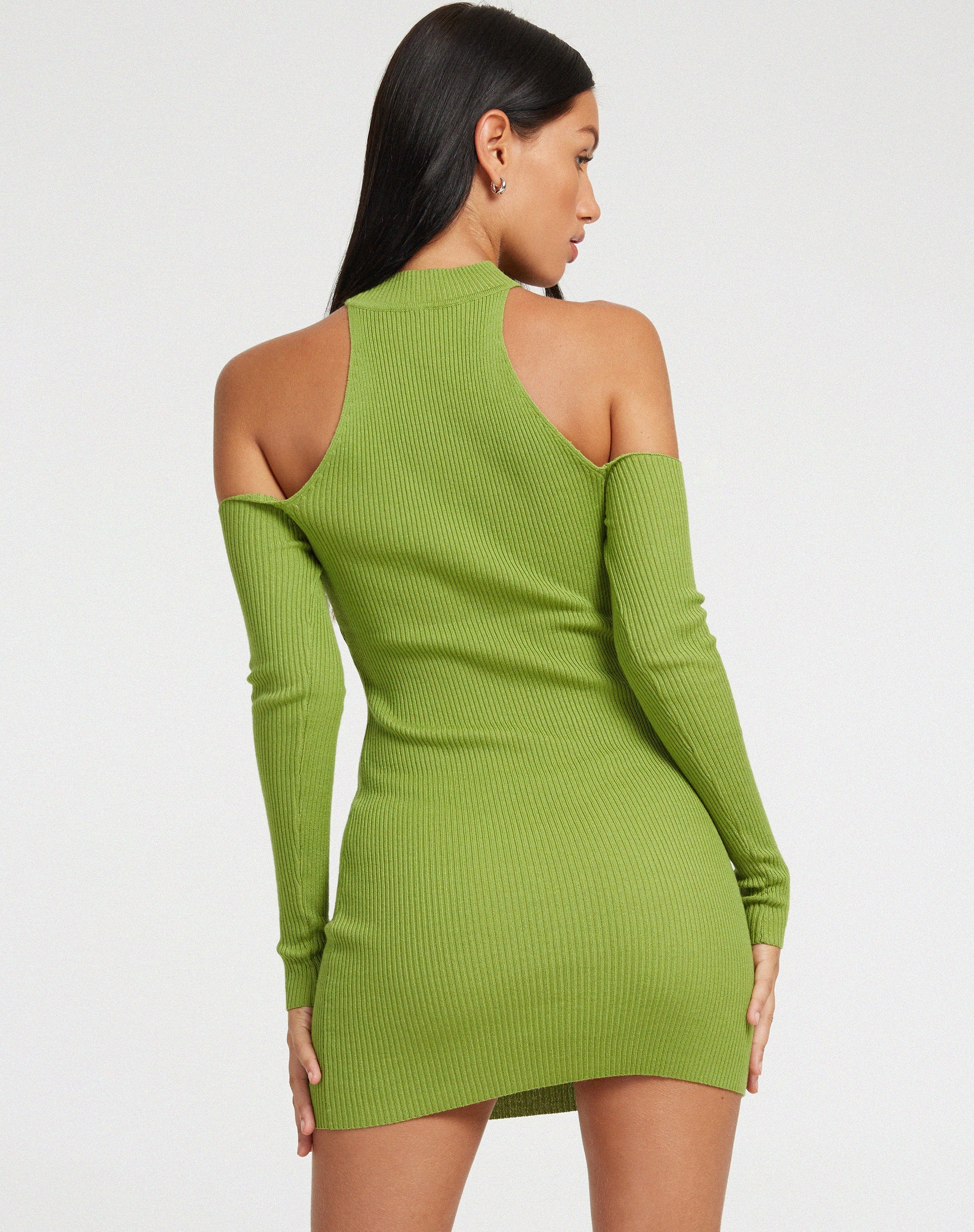 Image de Dundar Mini Dress in Golden Lime