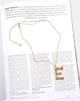 Image de Collier en or Lettre E