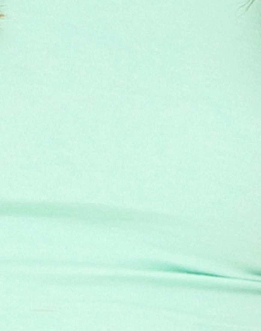 Image de Motel Early Strappy Crop Top in Mint