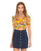 Image de Eclat Crop Top in Playtime Floral Orange