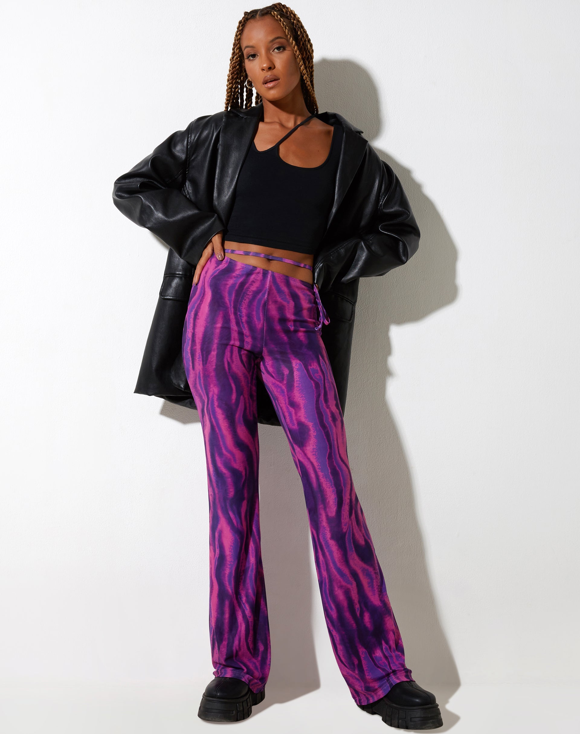Image du pantalon Eda en Tropical Rave Pink