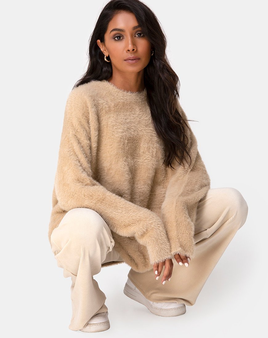 Image du pull Edgen en maille sable