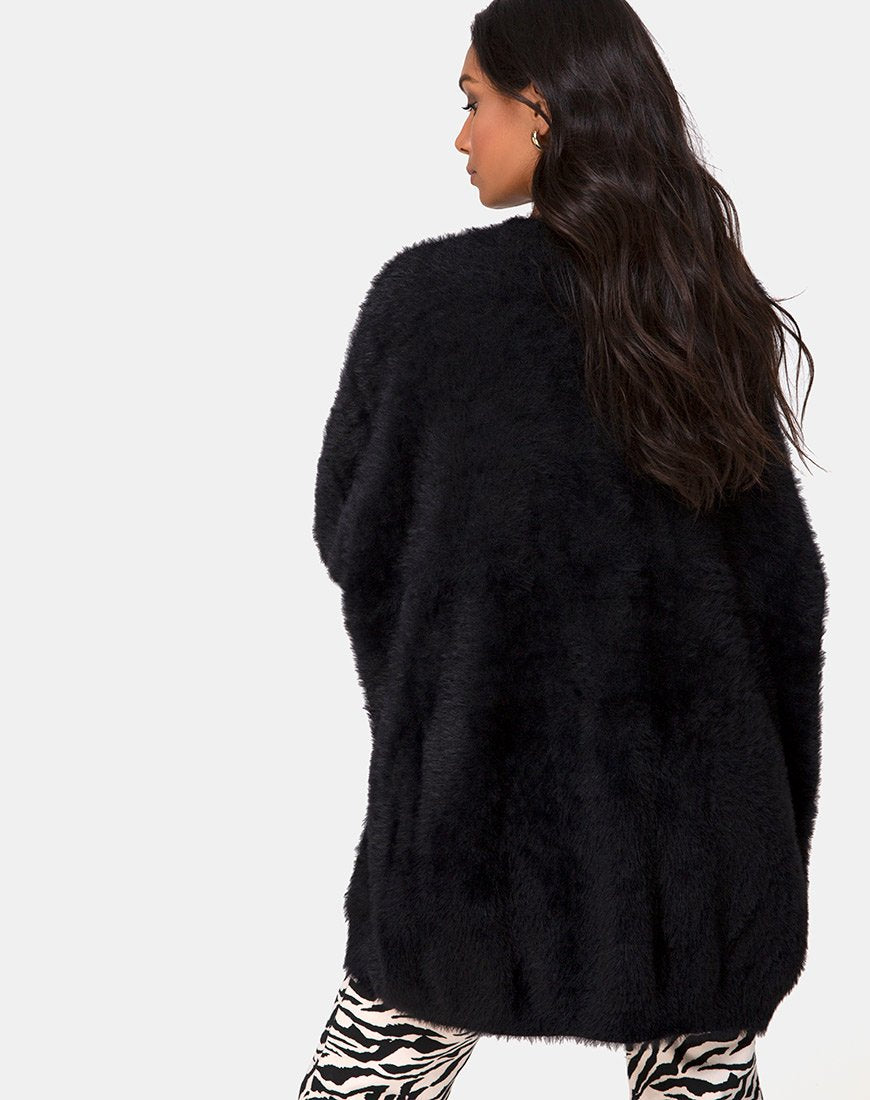 Pull Edgen en tricot noir
