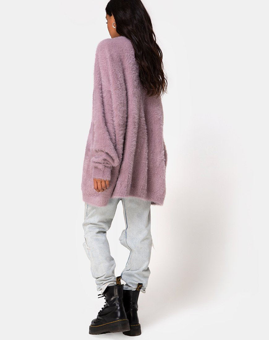Image du pull Edgen en tricot Mauve