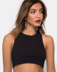 Image de Edina Crop Top in Rib Black