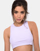 Image de Edina Crop Top Rib Lilac
