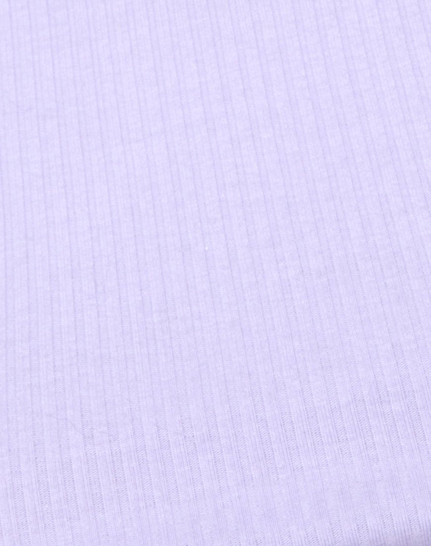 Image de Edina Crop Top Rib Lilac