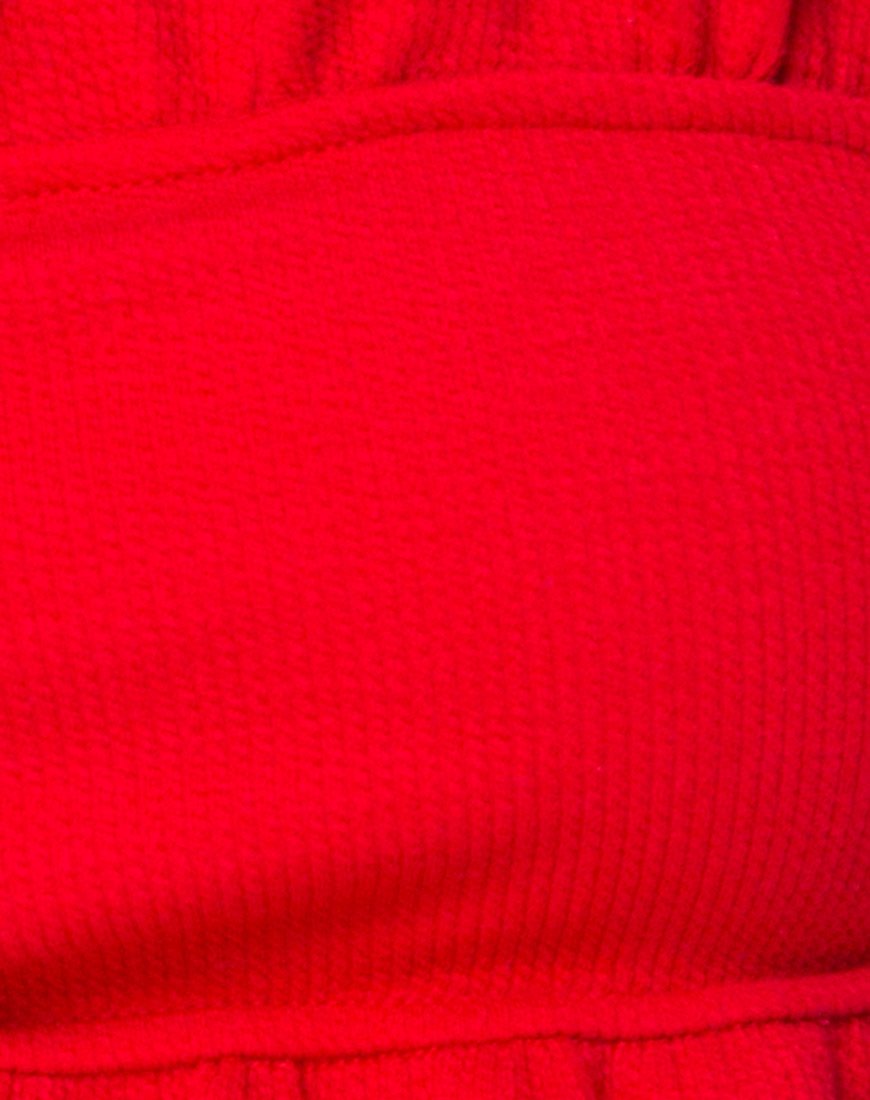 Image de Effie Bikini Top in Red Rib
