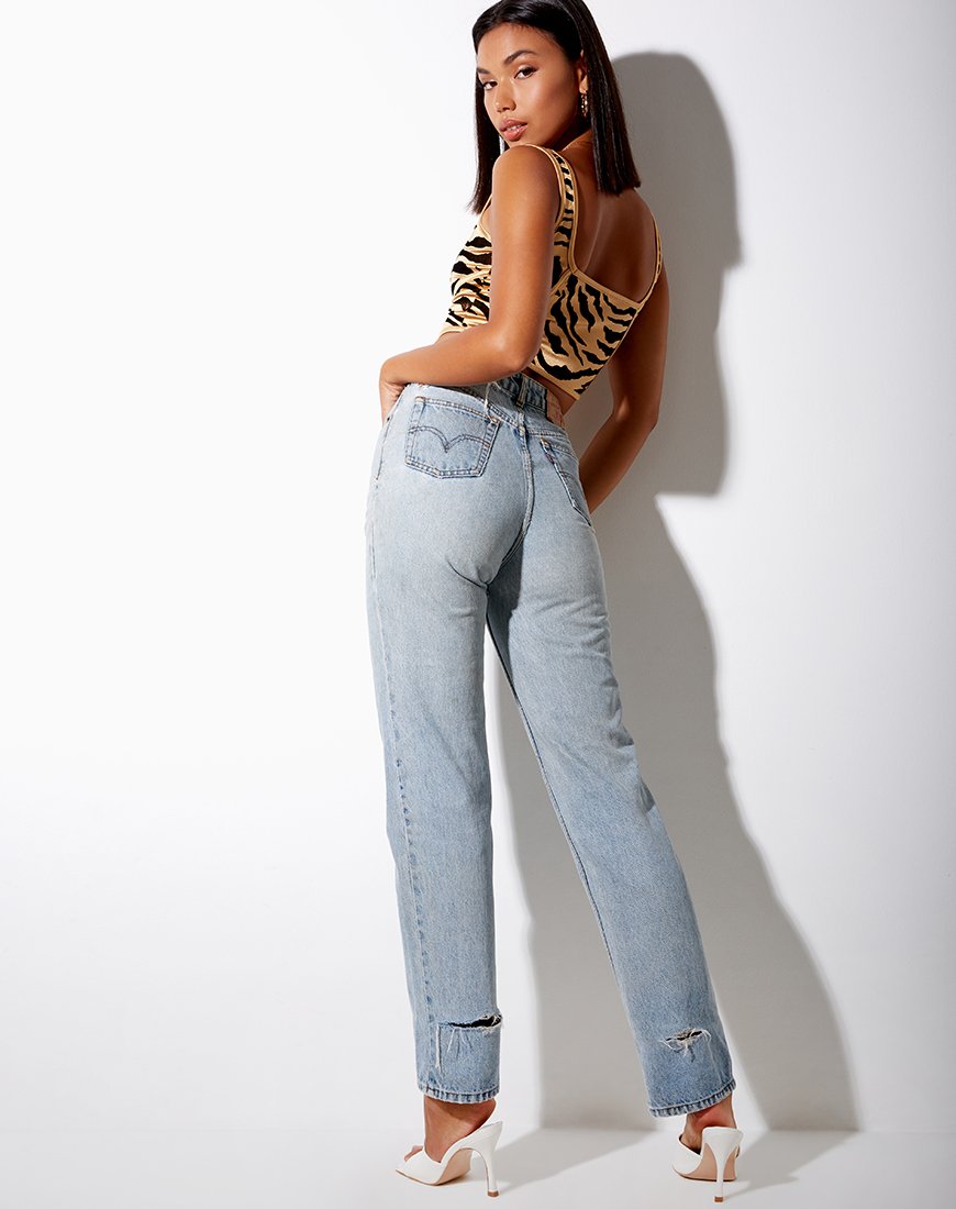 Image de Elci Corset Top in Tiger Gold