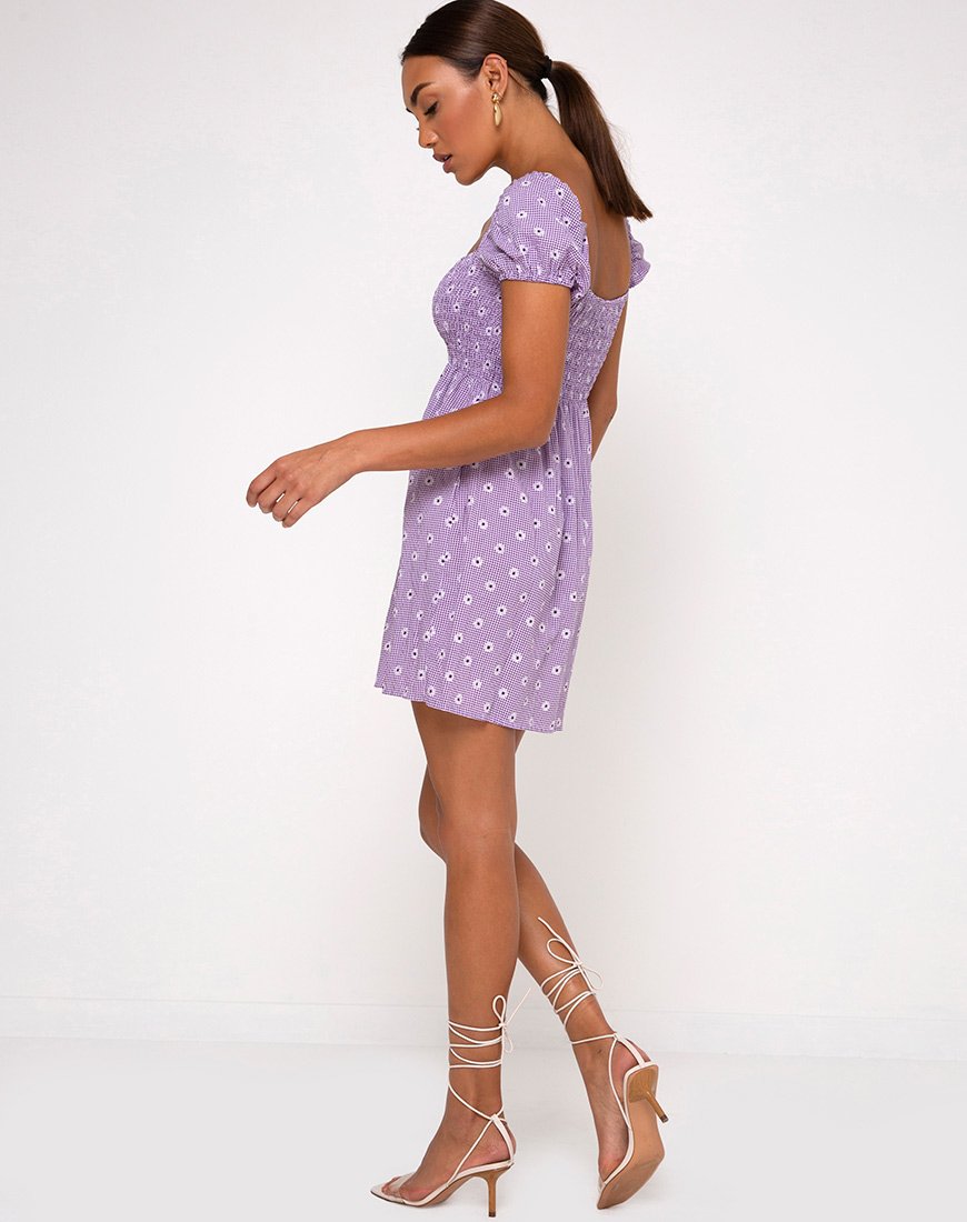 Image de Eldre Dress in Daisy Field Lavender