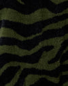 Tricot Zebra Olive et noir