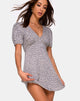 Image de la robe Elfy en gris léopard