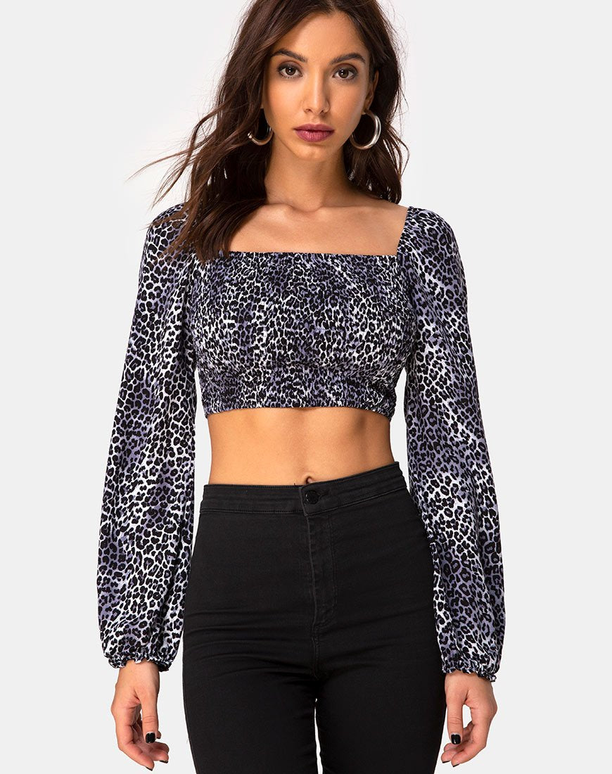Image de Elina Top in Rar Leopard Grey