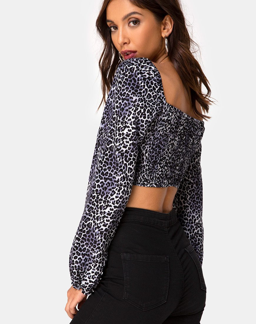Image de Elina Top in Rar Leopard Grey