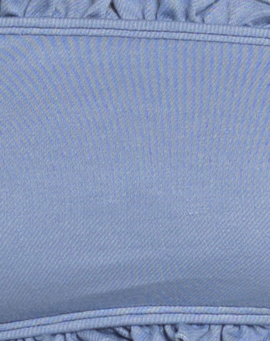 Image of Ella Bikini Bottom in Denim Look Light Wash